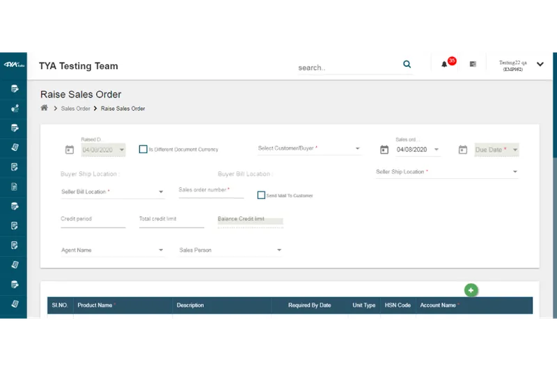 Cloud ERP Software | TYASuite
