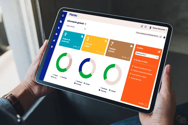 Planeo Fabricación - Captura de datos en planta