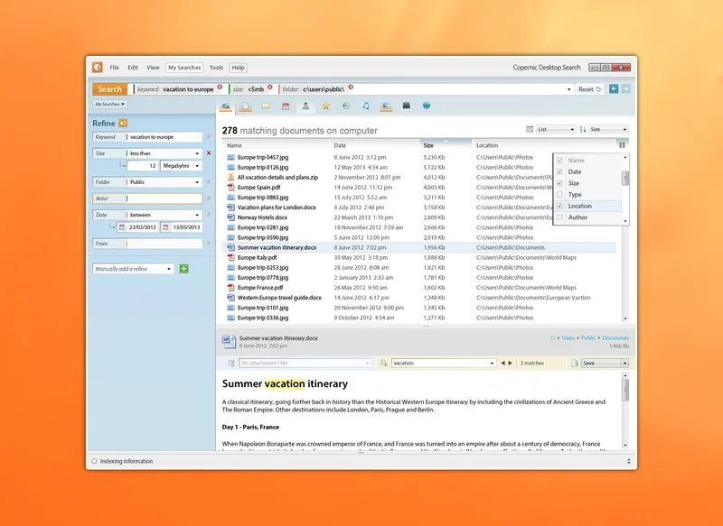 Copernic Desktop Search