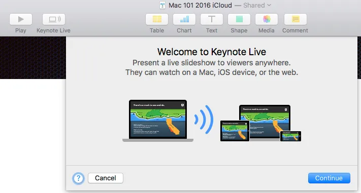 Keynote Apresentação