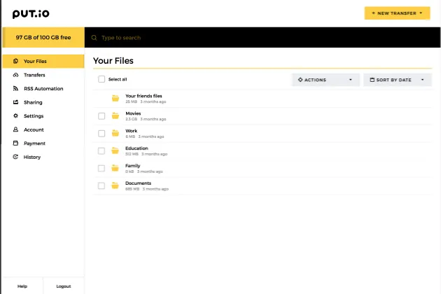 Put.io Software