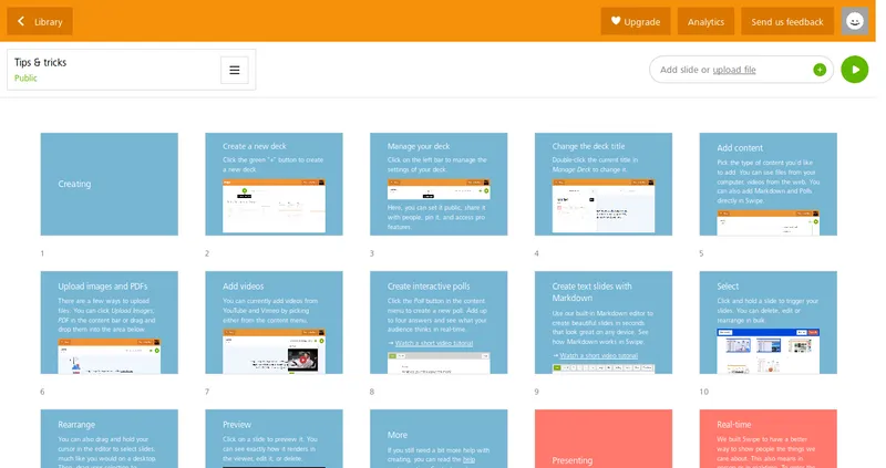 Swipe Apresentações