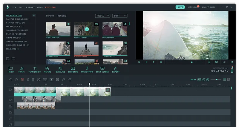 Filmora Edición de Videos